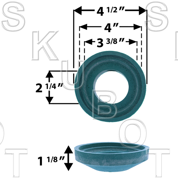 Factory Direct Plumbing Supply Pressure Assisted Tank Gasket (12 Pack