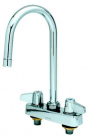 Equip by T&S Brass<BR>4&quot; Centers Workboard Faucets W/ Lever Handles