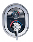 Leonard 6700-F Pressure Bal Valve w Integral Dial Thermometer.