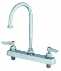 T&amp;S Brass B-1142 8&quot; Deck Mount Workboard Faucet