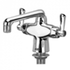 Zurn Z826F1-XL Double Lab Faucet  6in Cast Iron Spout  Lever Hles Lead-free