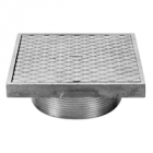 Zurn Z400SC Type SC Square Strainer w Solid Hinged Cover