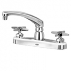 Zurn Z871G2-XL Kitchen Sink Faucet  8in Cast Spout  Four-Arm Hles.Lead-free