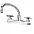 Zurn Z871J2-XL Kitchen Sink Faucet  9-1/2in Tubular Spout  Four-Arm Hles. Lead-free