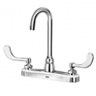 Zurn Z871A4-XL Kitchen Sink Faucet  3-1/2in Gooseneck  4in Wrist Blade Hles. Lead-free