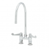 T&amp;S BRASS 5F-4DWS09 EQUIP 4IN DECK SWIVEL BASE FAUCET