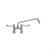 T&amp;S BRASS 5F-4DWS14 EQUIP 4IN DECK SWIVEL BASE FAUCET