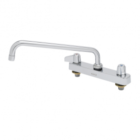 T&amp;S BRASS 5F-8CLX12 EQUIP 8IN CTRSDECK MOUNT WORKBOARD FAUCET