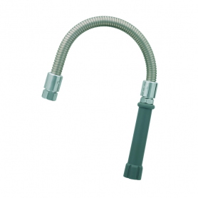T&amp;S BRASS B-0015-H HOSE 15&quot; FLEXIBLE STAINLESS STEEL