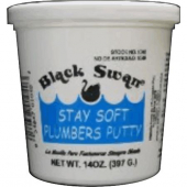 BS1040, STAY SOFT PLUMBERS PUTTY - 14 Ounce Tubs - (Case of 24)
