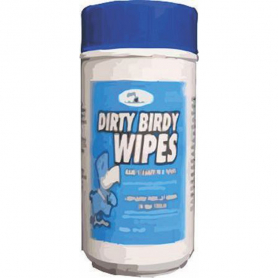 DIRTY BIRDY HAND WIPES 10&quot; x 12&quot; Towels - (Case of 6 Tubs)