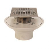 Zurn FD2254-PV2<br> Adjustable Shower Drain PVC Connection