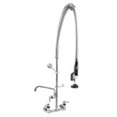 CHG KC53-1000-AF4 Comm Pre-Rinse Wall 8"Cent 12" Add-On Faucet