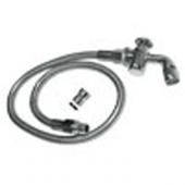 CHG KL50-Y400-44  44&quot; Hose &amp; Button Spray Stainless Hose &amp; Adap