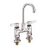 CHG KL57-4000-SE1 Deck Mount Faucet 4"Centers 3.5"Swivel Spout