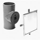 Zurn Z1447-3 Cleanout w Square Wall Access Cover <br>3 in pipe