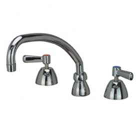 Zurn Z831J1 Widespread With 9-1/2&quot; Tubular Spout And Lever Handles.