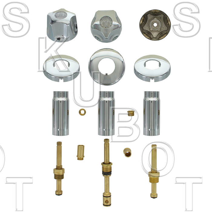 Factory Direct Plumbing Supply Replacement American Brass* 3 Valve