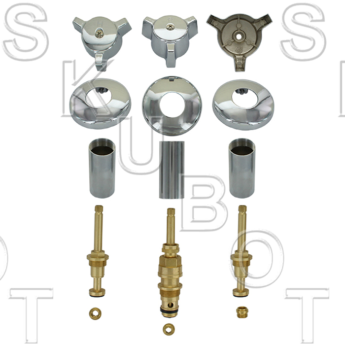 Factory Direct Plumbing Supply Briggs* Rebuild Kit For 3 Valve Tub