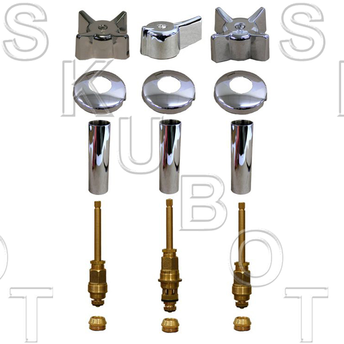 Factory Direct Plumbing Supply Replacement Gerber* 3 Valve Tub