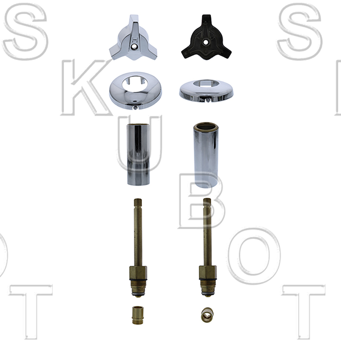 Factory Direct Plumbing Supply Milwaukee Faucets* 2 Valve Tub