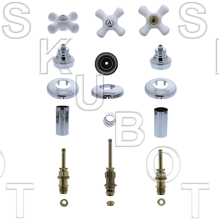 Factory Direct Plumbing Supply Replacement Price Pfister* 3 Valve Tub