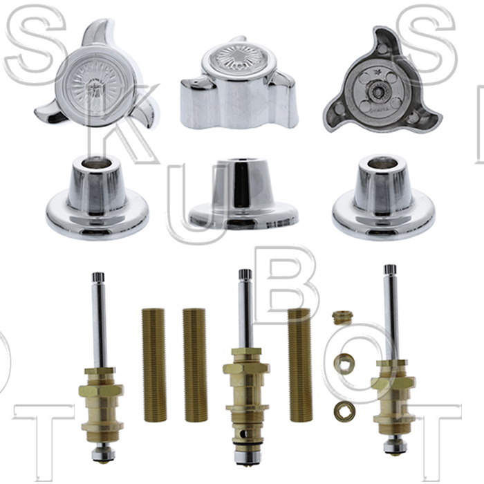 Factory Direct Plumbing Supply Replacement Sayco* 3 Valve Tub