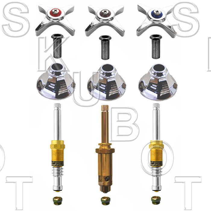 Factory Direct Plumbing Supply Speakman* Kent* 2852 3 Valve Rebuild Kit P0212964 Factory