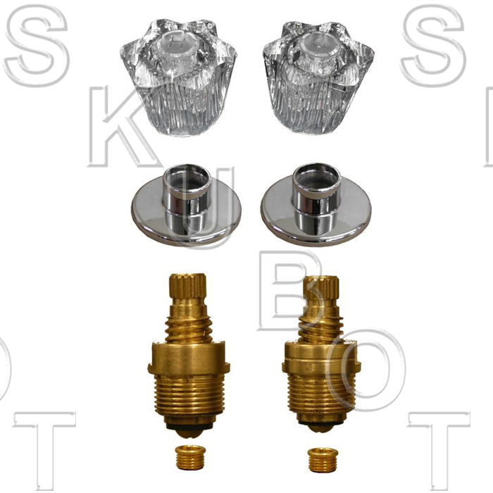 Factory Direct Plumbing Supply Replacement Streamway* 2 Valve Tub