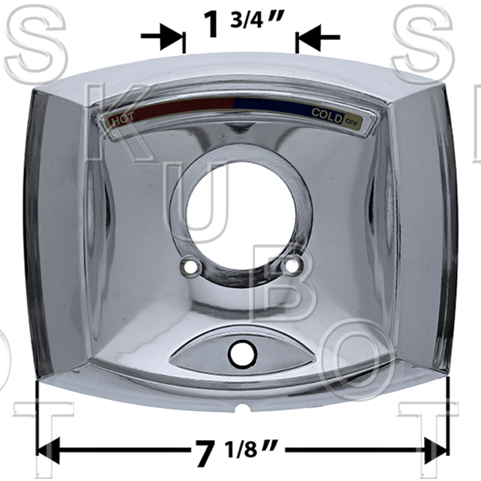 Factory Direct Plumbing Supply Delta Scld Grd Replacement Escutcheon Flange W Div Hole P023 163 Factory Direct Supply