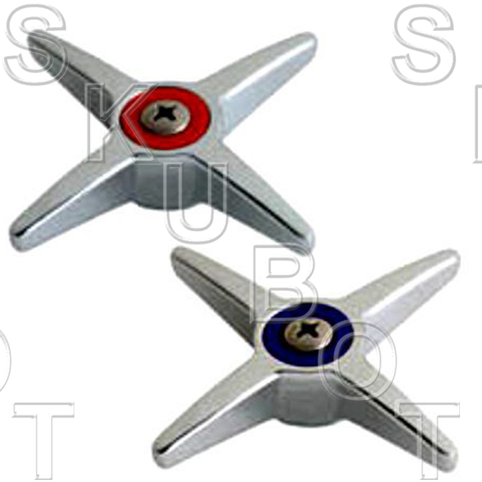 Factory Direct Plumbing Supply Chicago Faucets Cross Handles (Pair