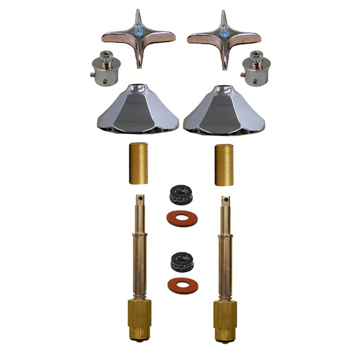 Factory Direct Plumbing Supply Milwaukee Faucets* 2 Valve Tub