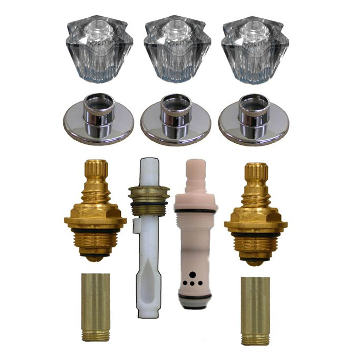 Factory Direct Plumbing Supply Phoenix* 3 Valve Tub & Shower Rebuild