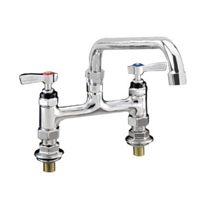 Ceramic Valves Encore® Elevated Deck Mount Faucet with 18" Double Jointed Spout 