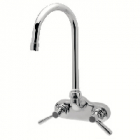 Zurn Z812B1-XL-TWM Wall-Mounted Centerset  5 3/8in Gooseneck Spout  Lever Hles