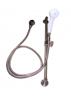 Leonard 501P Hand Shower 69&rdquo; Chrome Hose 24&rdquo; Slide Bar