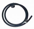 Leonard 5P 5P 6&quot; Black Hose, Plain End