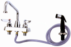 T&amp;S Brass B-1171 Deck Mount Workboard Faucet