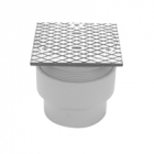 Zurn CO2452-ST PVC or ABS Adjustable Floor Finished Area Cleanout with Square Top