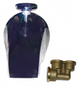 Leonard D-1-BR Brass Diverter Spout with Twin Elbow