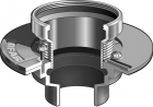 MIFAB-F1100-C-DD Hub Drain For Membrane Floor Areas