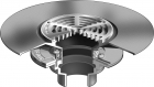 MIFAB Series F1100-C-Z Floor Drain Elastomeric Flange For Membrane Floor Areas
