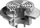 Mifab Series F1330C Floor Drain With 9&rdquo; Round Tractor Grate And Deep Sump