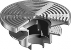 Mifab Series F1360 Floor Drain With 16&rdquo; Round Adjustable Tractor Grate