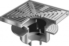Mifab Series F1440 Floor Drain With 12&rdquo; Square Adjustable Tractor Grate