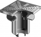 Mifab F1450 Floor Drain With 12&rdquo; Square Adj Tractor Grate &amp; Extra Deep Sump