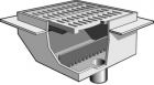 Mifab Series F1590 24&rdquo; X 24&rdquo; Heavy Duty Drain With Offset Bottom Outlet