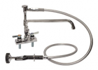 CHG 4&quot; Deck Mount Utility Spray with VB, 20&quot; Hose &amp; 10&quot; Add On Faucet