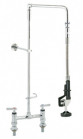 CHG KL66-5000 Series - Pre-Rinse, Deck Mount, Elevated Bridge, Swivel Arm Faucet