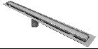 Mifab P9000-TI-CFL 2.5&quot; Wide Stainless Steel Linear shower Drain w Anchor Flange and Tile Insert